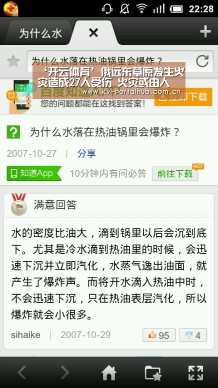 ‘开云体育’俄远东草原发生火灾造成27人受伤 火灾或由人为烧荒引起(图2) 开云体育首页